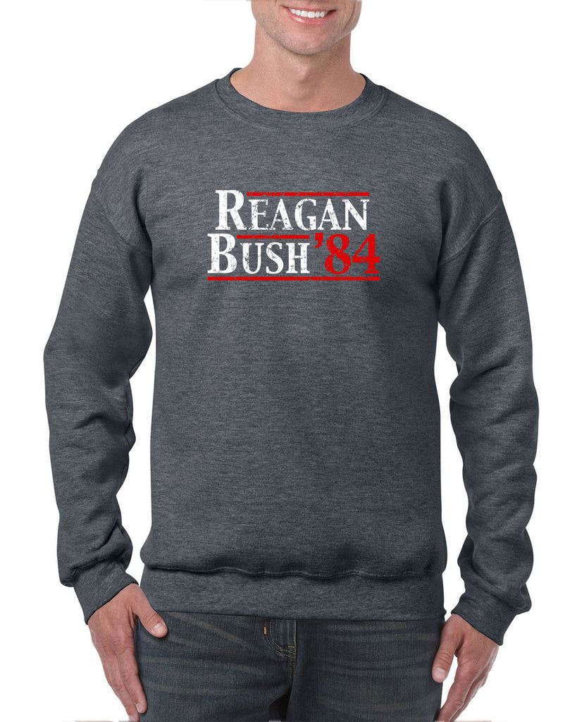 Reagan Bush 1984 Crew Sweatshirt election campaign rally president 80s party costume vintage retro