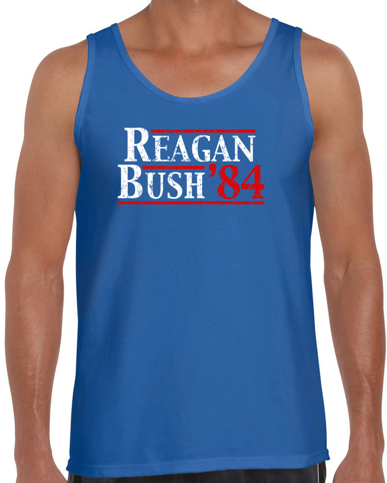 Men's Sleeveless Tank Top - Reagan Bush 1984