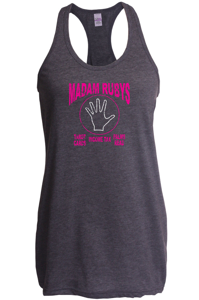 Madam Ruby's Racer Back Tank Top racerback 80s Movie Pee Wee's Big Adventure Bike Basement Alamo Vintage Retro