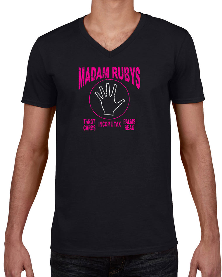 Men's Short Sleeve V-Neck T-Shirt - Madam Ruby's