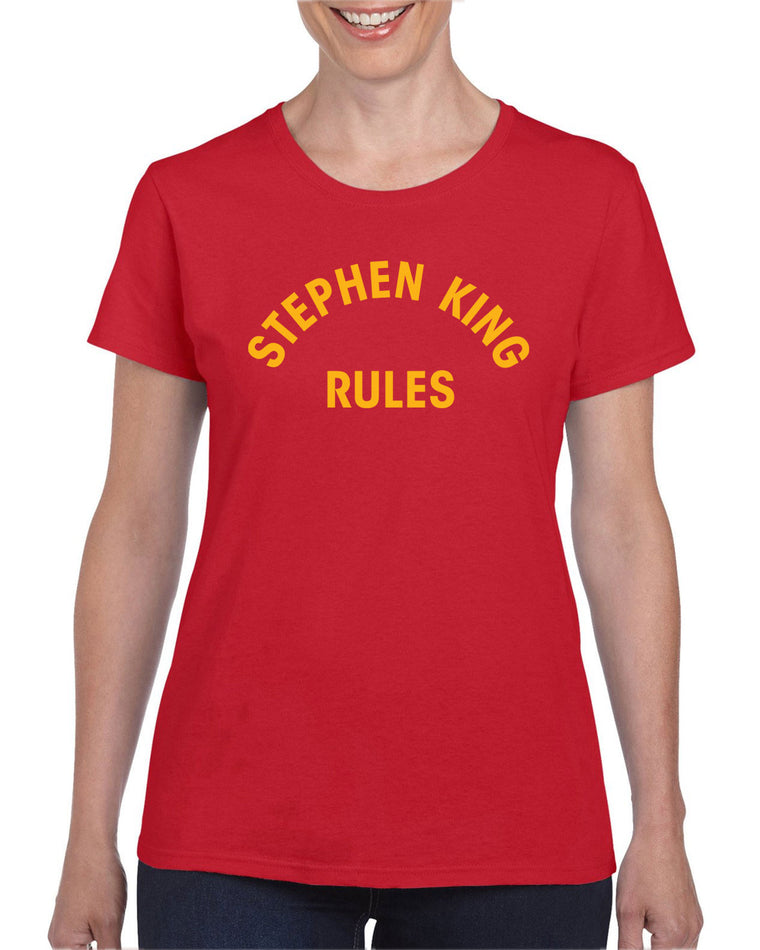 Women's Short Sleeve T-Shirt - Stephen King Rules