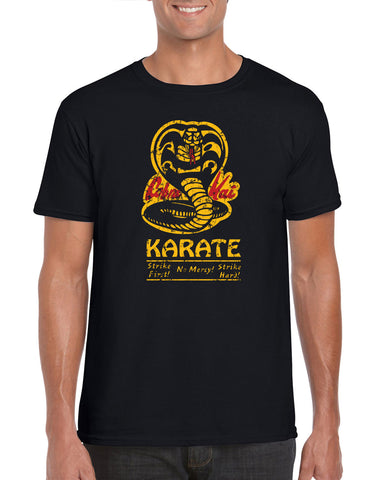 Hot Press Apparel Cobra Kai Dojo 80s Movie Ninja Karate party funny college gift present sensai apparel tee shirt 