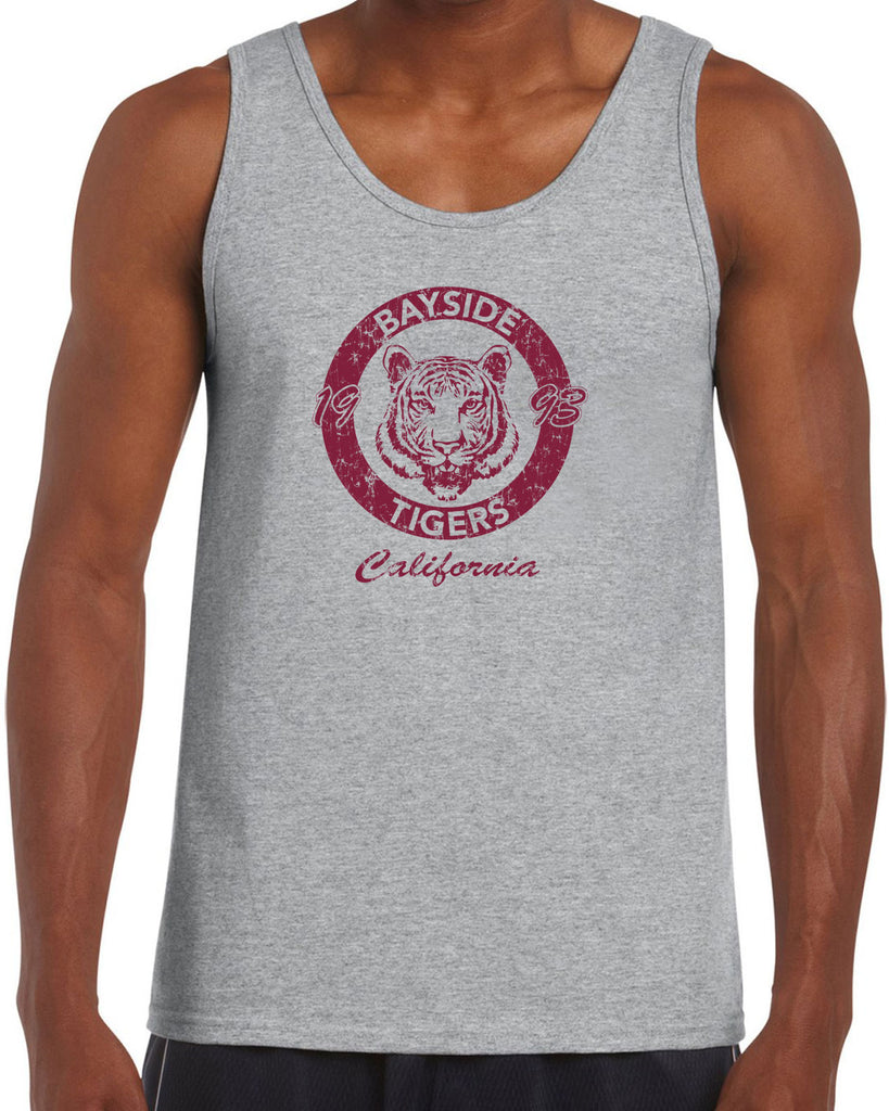Bayside Tigers Tank Top Saved By The Bell Tigers Halloween Costume 90s Tv Show Zack Slater Vintage Retro