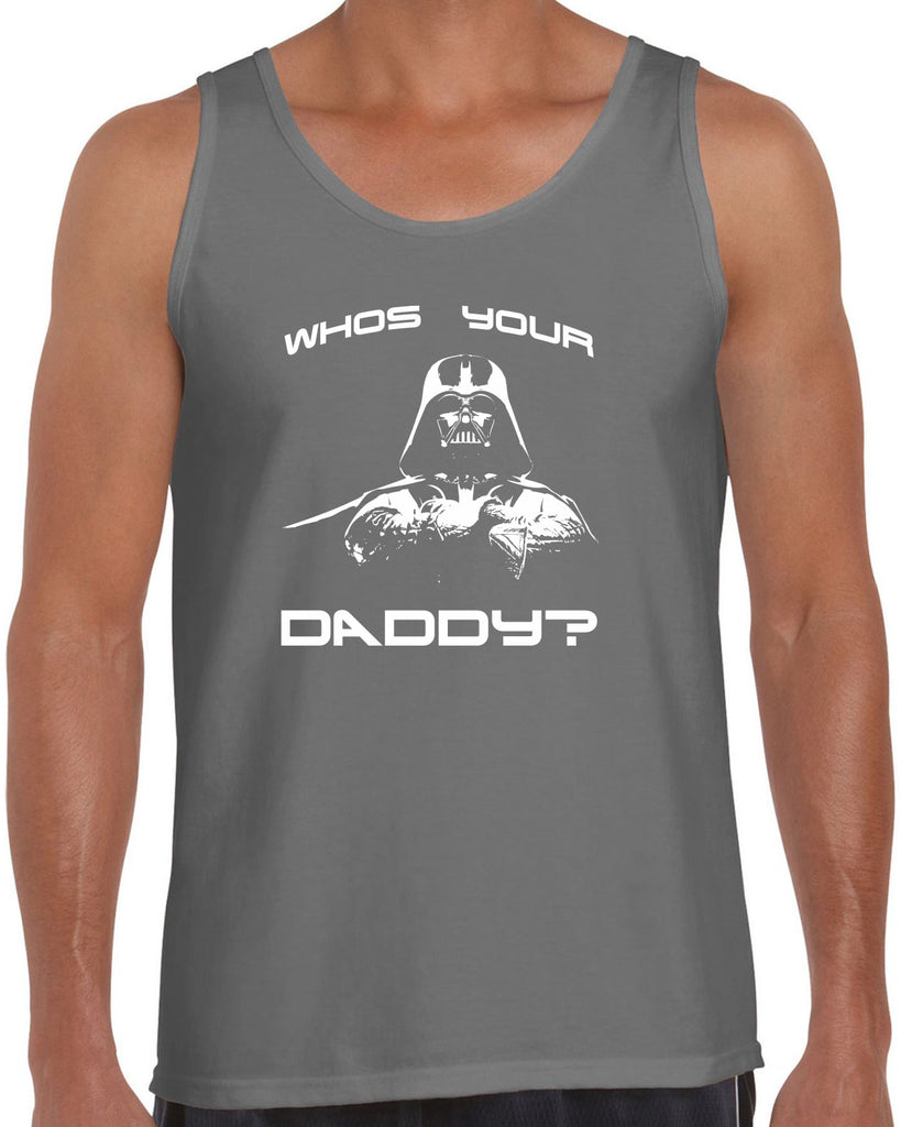 Men's Sleeveless Tank Top - Who's Your Daddy?