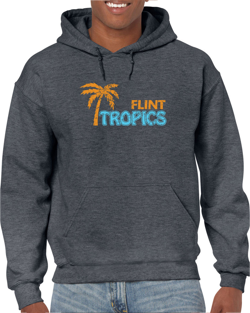 Flint Tropics Hoodie Hooded Sweatshirt Funny Semi Pro Movie Jackie Moon Basketball Jersey Uniform Halloween Costume Movie Vintage Retro