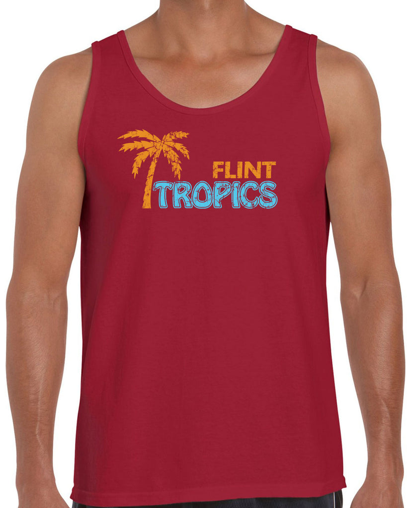 Flint Tropics Tank Top Funny Semi Pro Movie Jackie Moon Basketball Jersey Uniform Halloween Costume Movie Vintage Retro