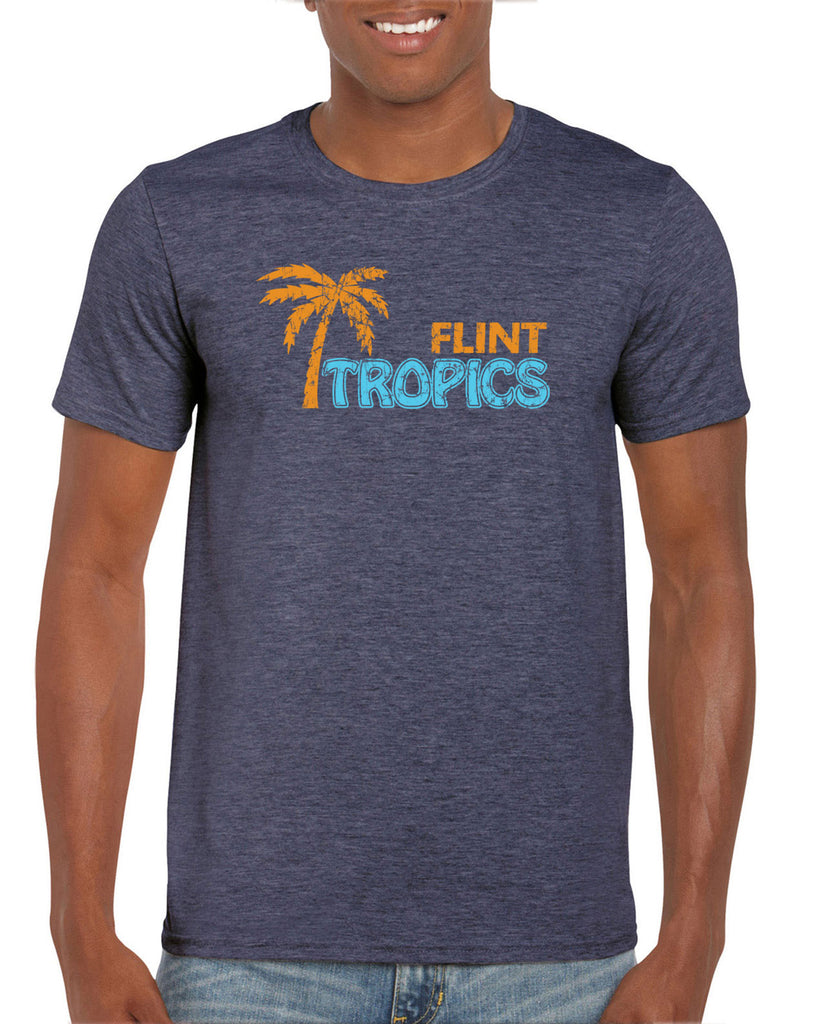 Flint Tropics Mens T-Shirt Funny Semi Pro Movie Jackie Moon Basketball Jersey Uniform Halloween Costume Movie Vintage Retro