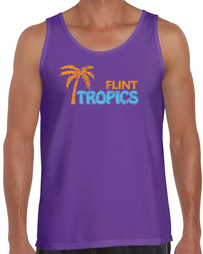 Flint Tropics Tank Top Funny Semi Pro Movie Jackie Moon Basketball Jersey Uniform Halloween Costume Movie Vintage Retro