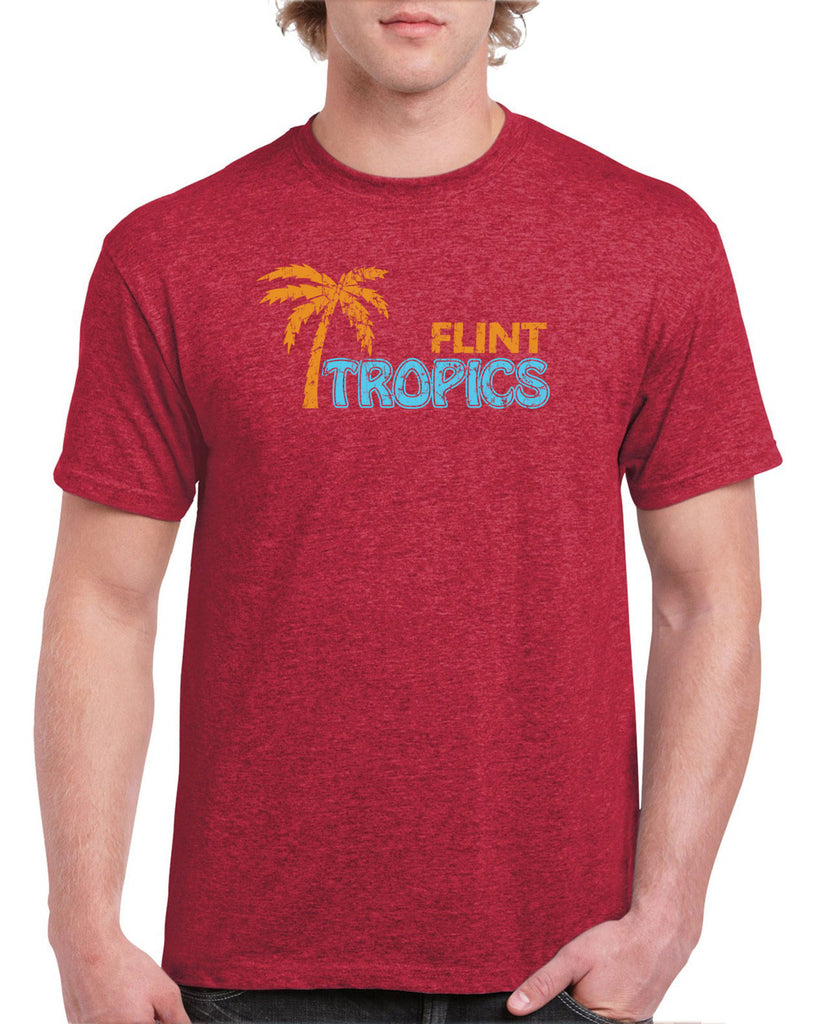 Flint Tropics Mens T-Shirt Funny Semi Pro Movie Jackie Moon Basketball Jersey Uniform Halloween Costume Movie Vintage Retro