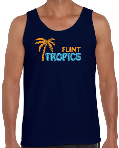 Flint Tropics Tank Top Funny Semi Pro Movie Jackie Moon Basketball Jersey Uniform Halloween Costume Movie Vintage Retro