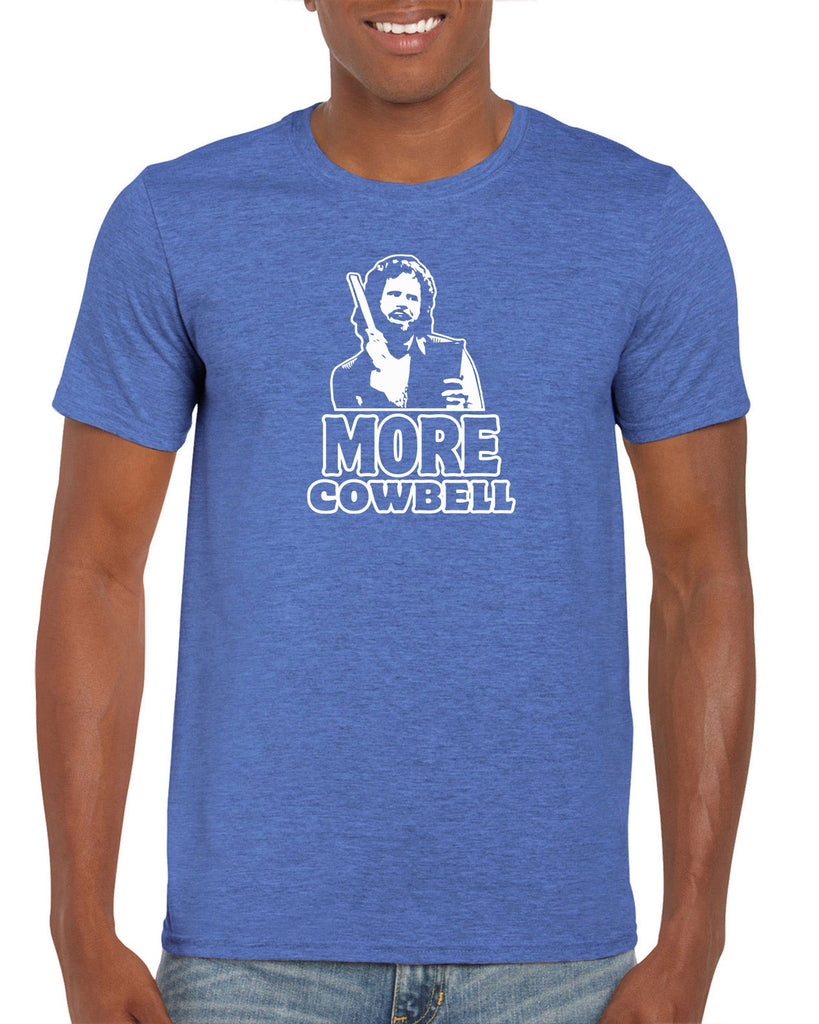 More Cowbell Mens T-Shirt I Need More Gotta Have Saturday Night Live Skit Will Ferrell Music Dance Party Vintage Retro