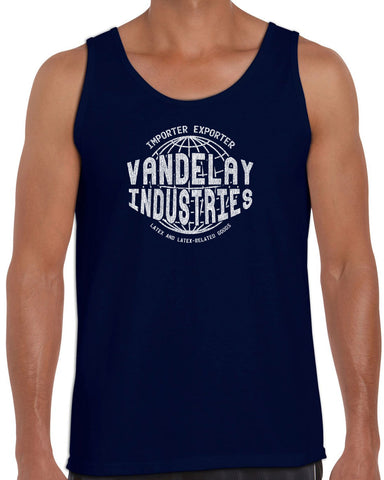 Vandelay Industries Tank Top Import Exporter Seinfeld 90s Tv Show George Costanza Comedy Vintage Retro Halloween Costume