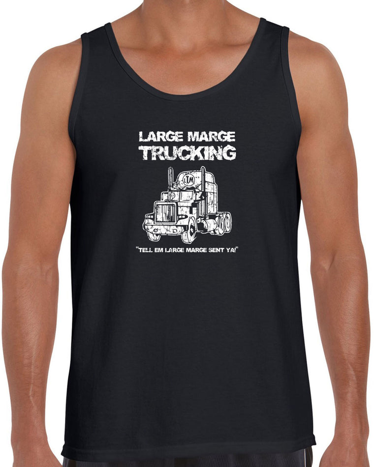 Men's Sleeveless Tank Top - Large Marge Trucking