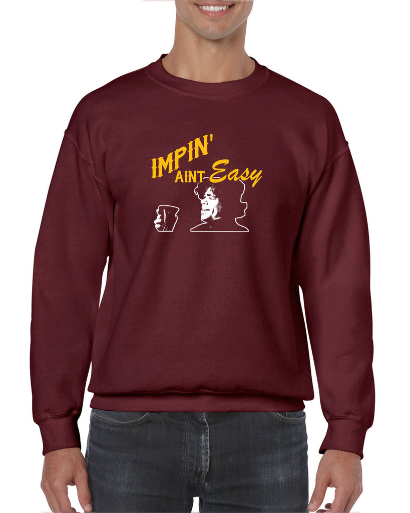 Impin Aint Easy Crew Sweatshirt Funny Game of Thrones Westeros Tyrion Lannister Imp King Castle Vintage Retro