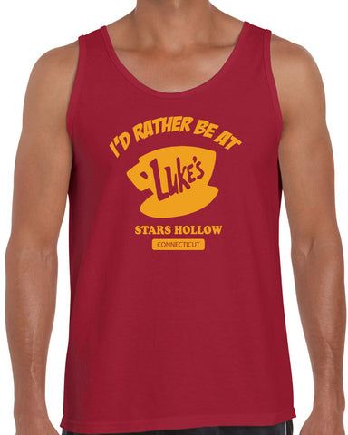 Luke's Diner Tank Top Stars Hallow Gilmore Girls Tv Show Dragon Fly Inn
