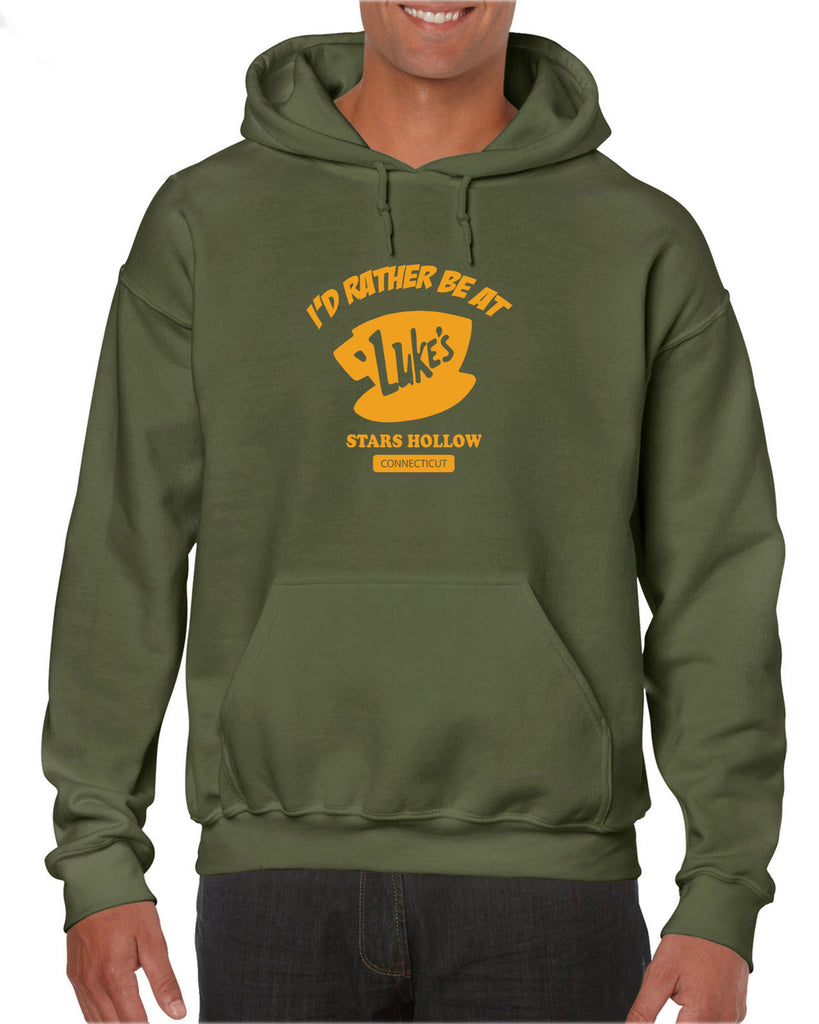 Luke's Diner Hoodie Hooded Sweatshirt Stars Hallow Gilmore Girls Tv Show Dragon Fly Inn