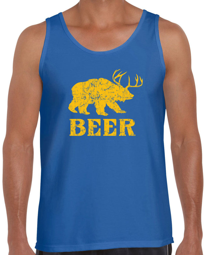 Men's Sleeveless Tank Top - Beer Deer Bear?