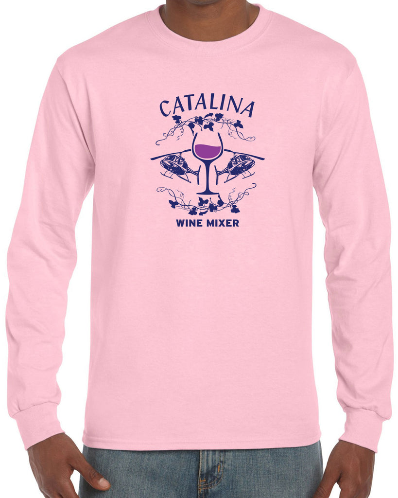 Catalina Wine Mixer Long Sleeve Shirt Step Brothers Movie Prestige Worldwide Boats N Hoes College Party