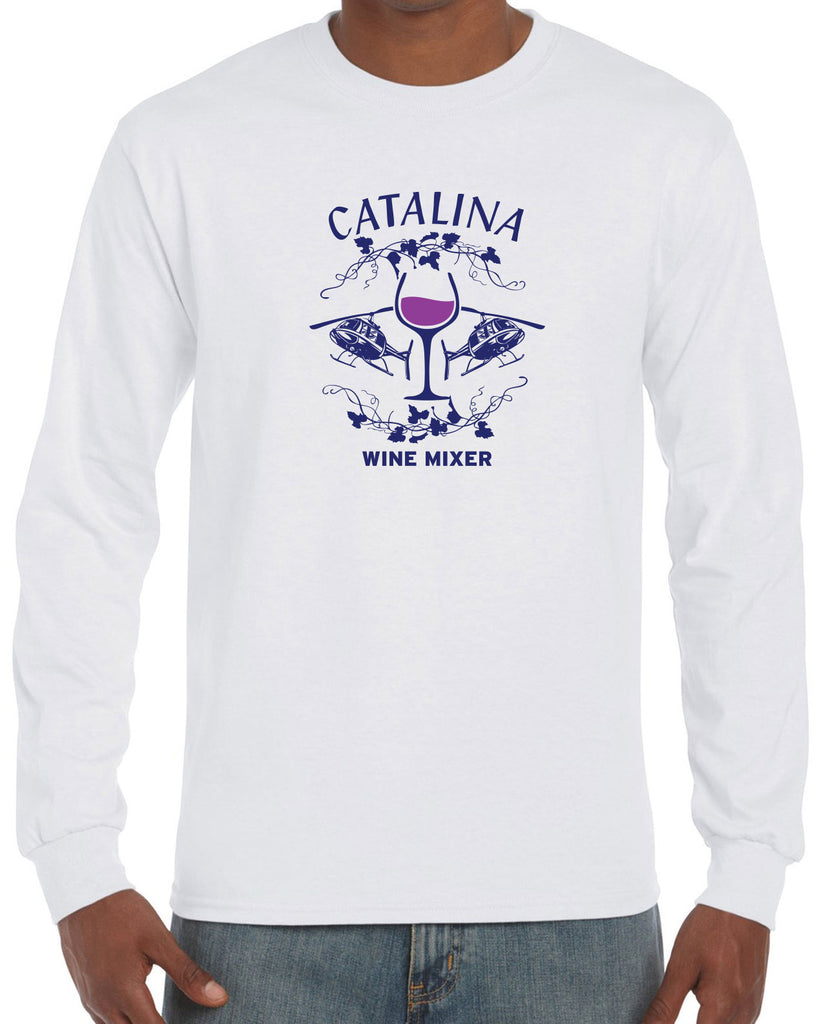 Catalina Wine Mixer Long Sleeve Shirt Step Brothers Movie Prestige Worldwide Boats N Hoes College Party