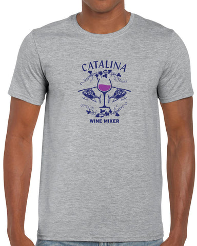 Catalina Wine Mixer Mens T-Shirt Step Brothers Movie Prestige Worldwide Boats N Hoes College Party