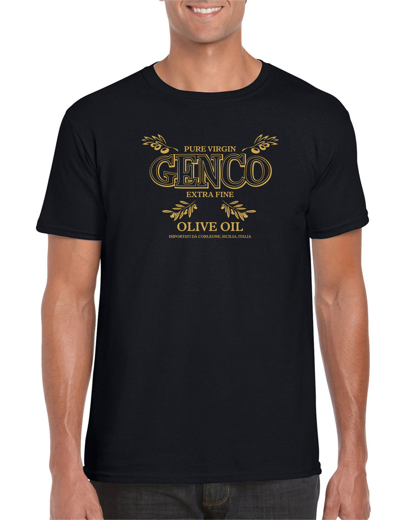 Genco Olive Oil Mens T-Shirt Godfather Movie Mafia Mobster Don Corleone Halloween Costume