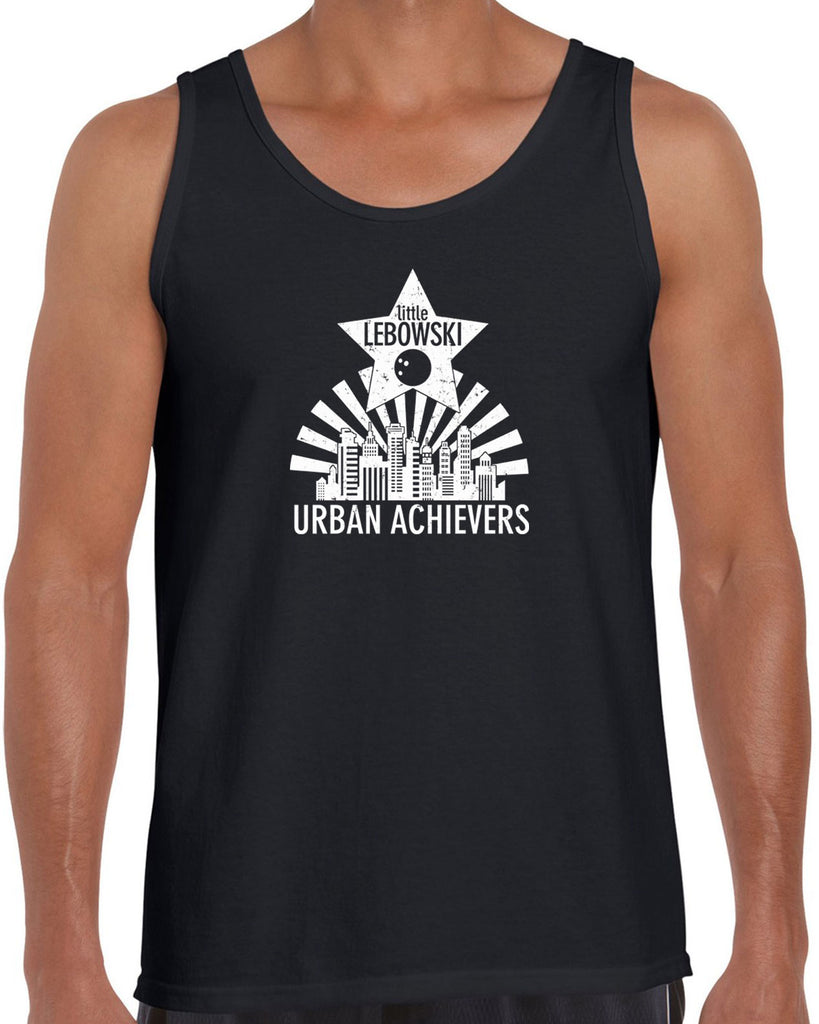 Little Lebowski Urban Achievers Tank Top The Big 90s Movie Stoner Dude Abides Bowling Party College