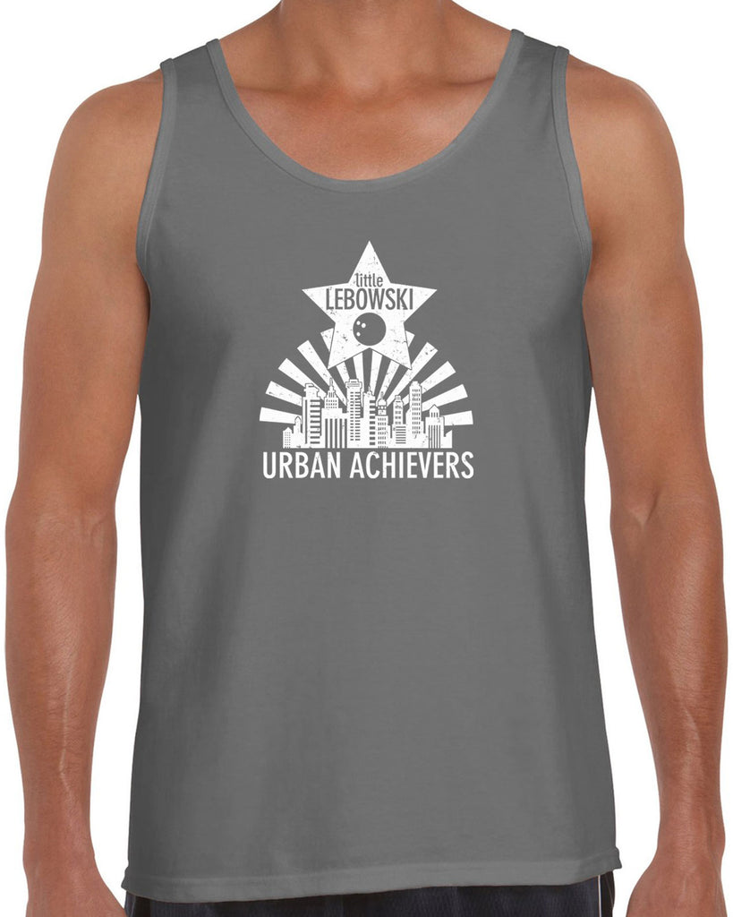 Little Lebowski Urban Achievers Tank Top The Big 90s Movie Stoner Dude Abides Bowling Party College