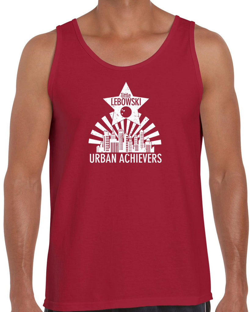Little Lebowski Urban Achievers Tank Top The Big 90s Movie Stoner Dude Abides Bowling Party College