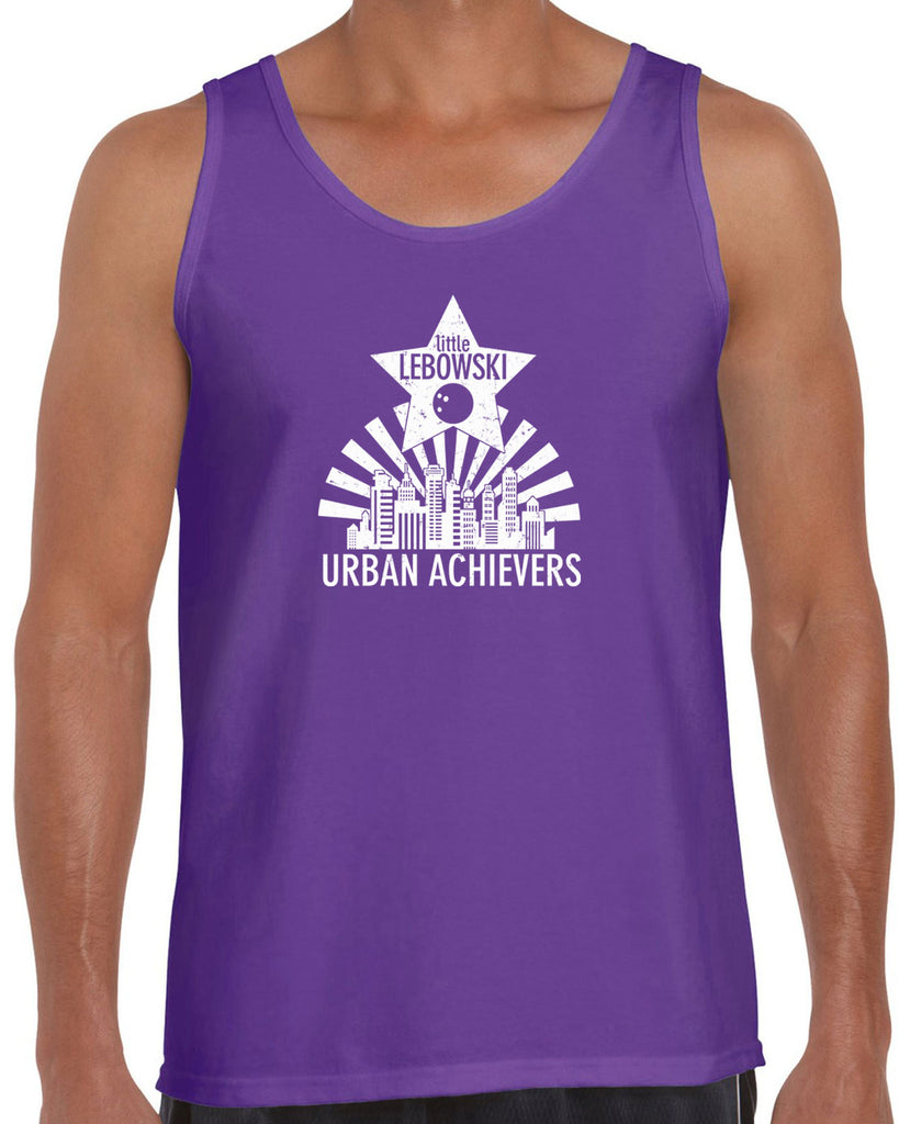 Little Lebowski Urban Achievers Tank Top The Big 90s Movie Stoner Dude Abides Bowling Party College