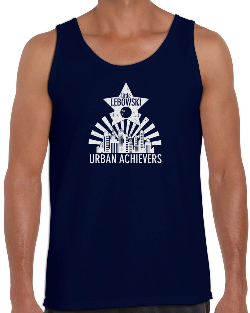 Little Lebowski Urban Achievers Tank Top The Big 90s Movie Stoner Dude Abides Bowling Party College