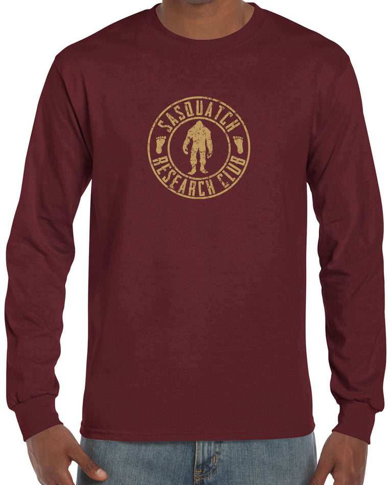 Men's Long Sleeve Shirt - Sasquatch Research Club
