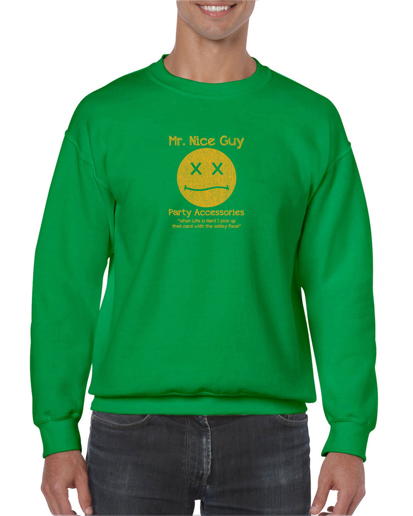 Mr. Nice Guy Crew Sweatshirt Half Baked 90s Movie Weed Stoner Chapelle Party Vintage Retro