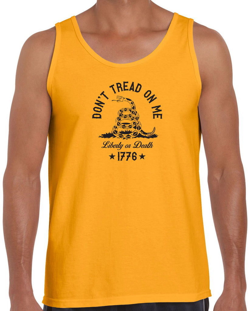 Don't Tread on Me Tank Top liberty or death 1776 america USA liberty independence freedom