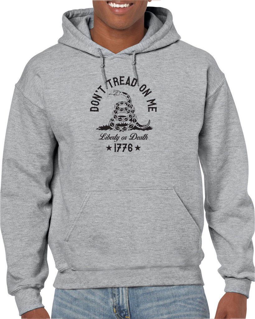 Don't Tread on Me Hoodie Hooded Sweatshirt liberty or death 1776 america USA liberty independence freedom
