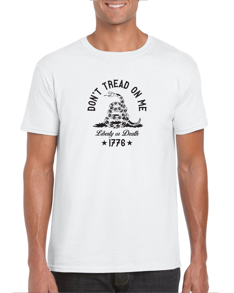 Don't Tread on Me Mens T-Shirt liberty or death 1776 america USA liberty independence freedom