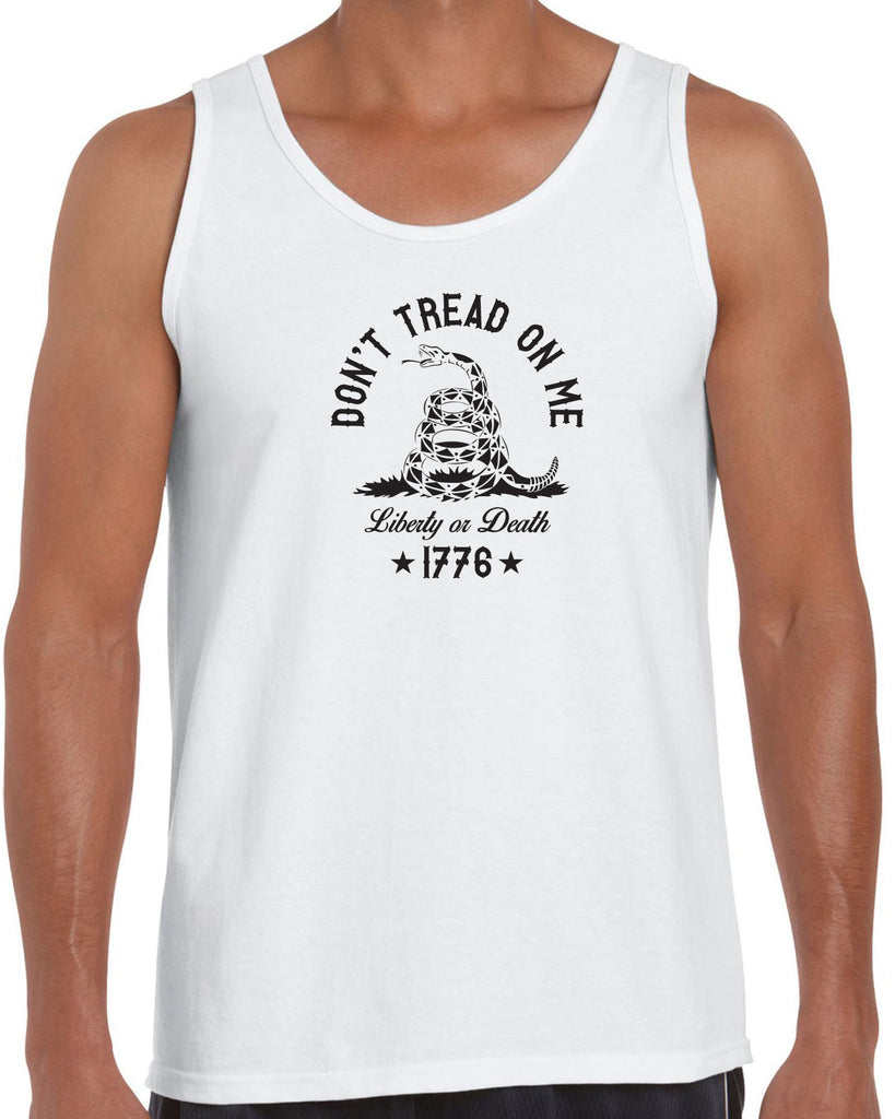 Don't Tread on Me Tank Top liberty or death 1776 america USA liberty independence freedom
