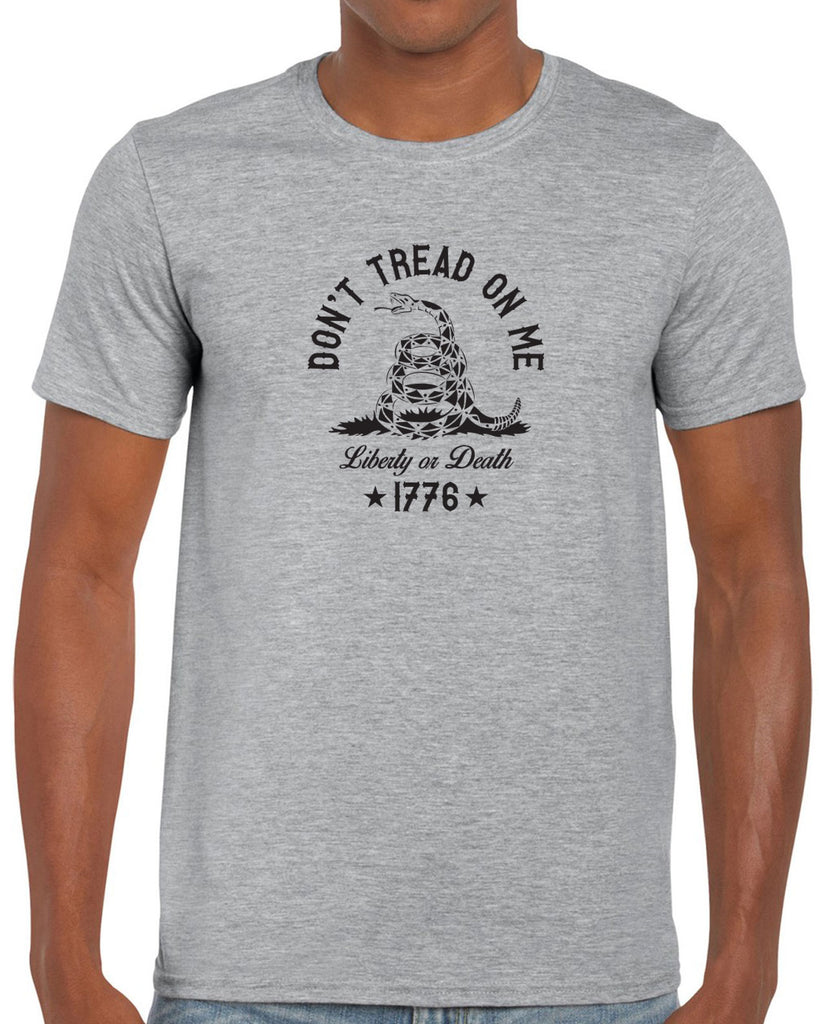 Don't Tread on Me Mens T-Shirt liberty or death 1776 america USA liberty independence freedom