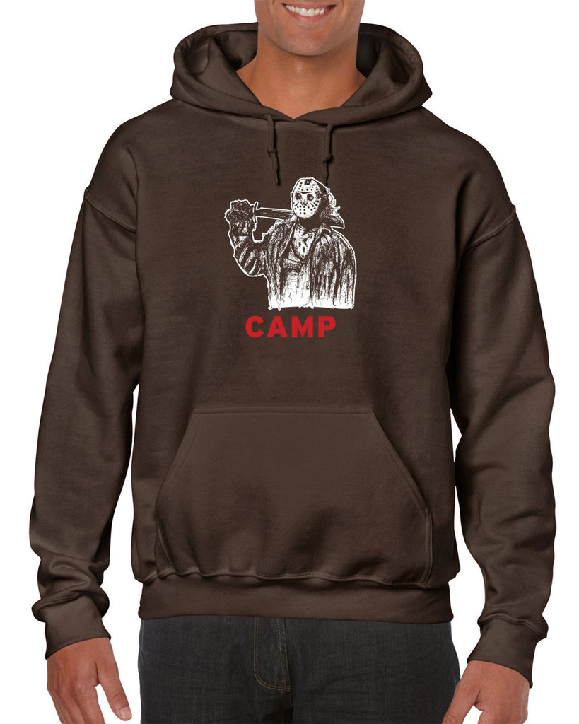 Camp Hoodie Hooded Sweatshirt camp crystal lake jason voorhees scary movie horror film 80s slasher halloween costume