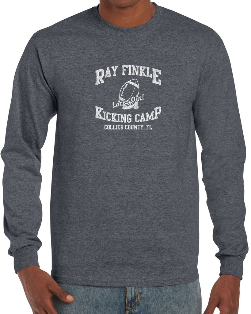 Ray Finkle Kicking Camp Mens Long Sleeve Shirt Laces Out Dan Pet Detective 90s Movie College Party Football