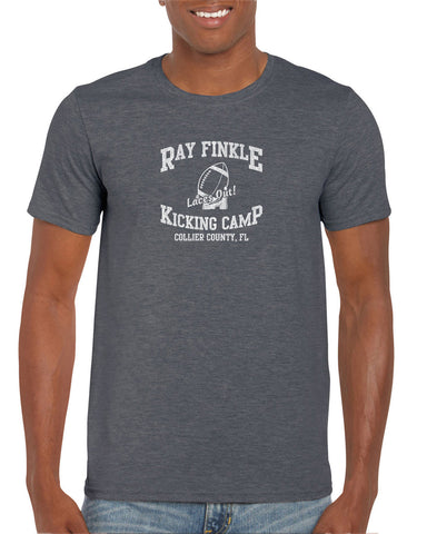 Ray Finkle Kicking Camp Mens T-Shirt Laces Out Dan Pet Detective 90s Movie College Party Football