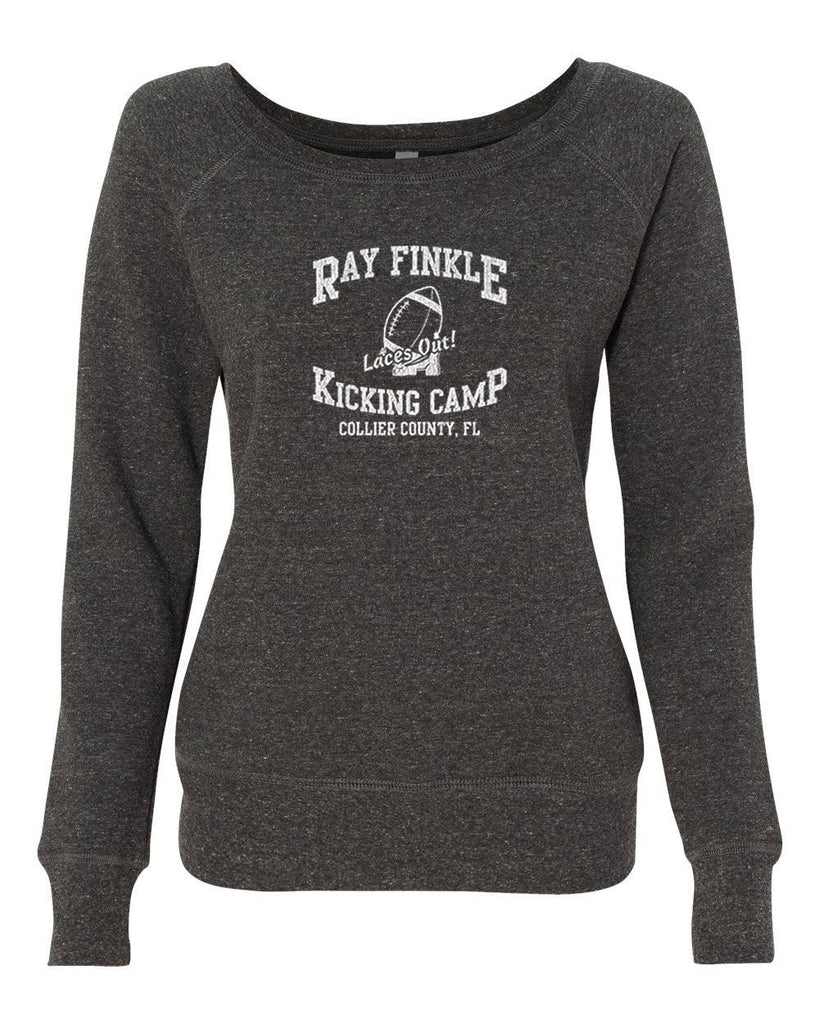 Ray Finkle Kicking Camp Off The Shoulder Crew Sweatshirt Laces Out Dan Pet Detective 90s Movie College Party Football