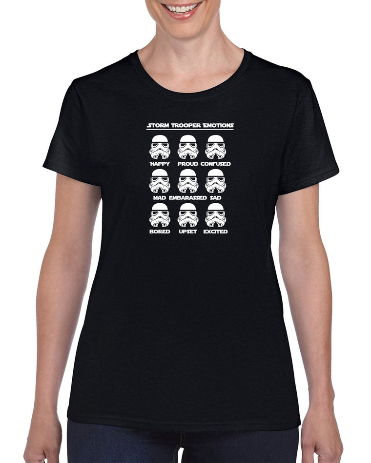 Women's Short Sleeve T-Shirt - Storm Trooper Emotions