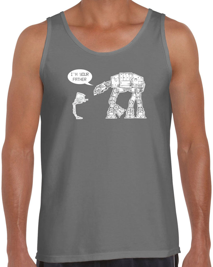 Men's Sleeveless Tank Top - At At I Am Your Father