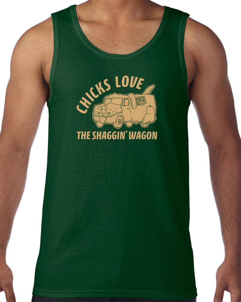 Mutt Cutts Shagging Wagon Tank Top Dumb and Dumber 90s Funny Comedy