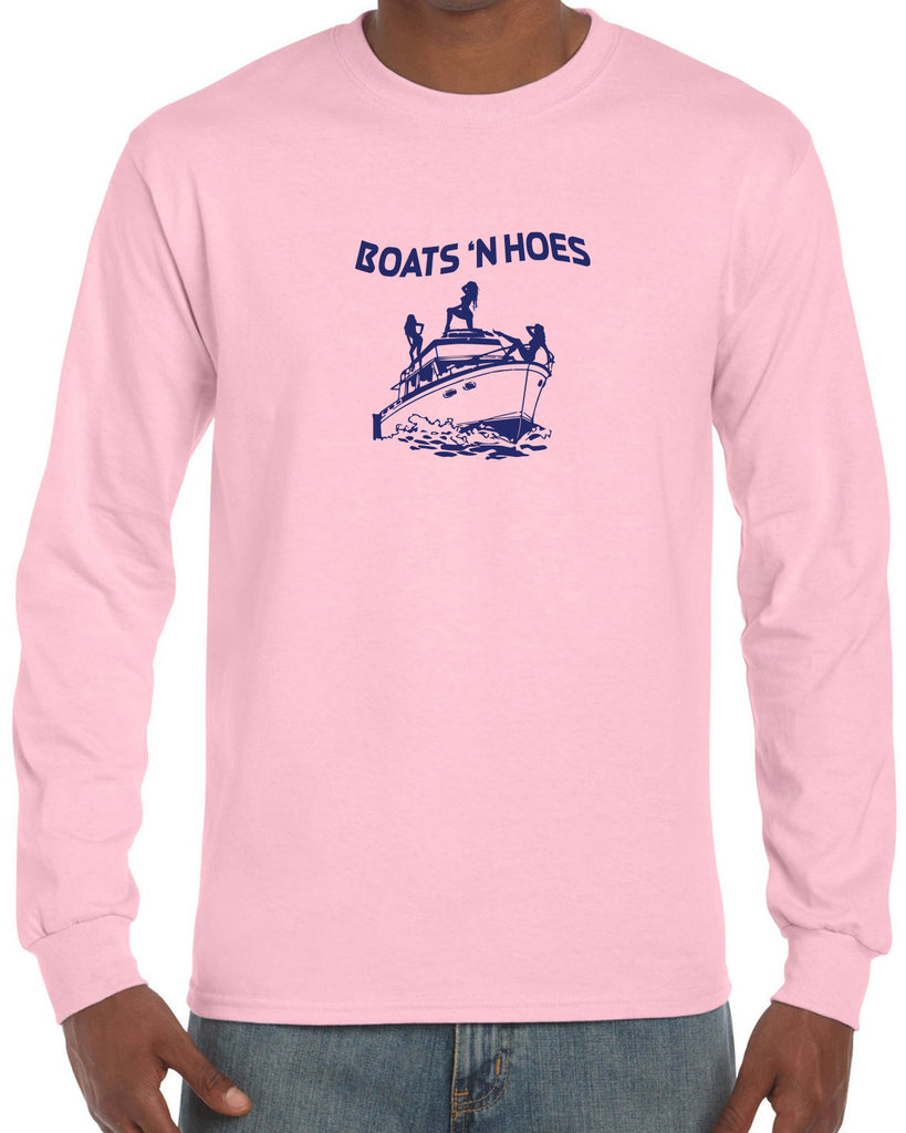 Boats N Hoes Long Sleeve Shirt Step Brothers Movie Prestige Worldwide Funny Music Party