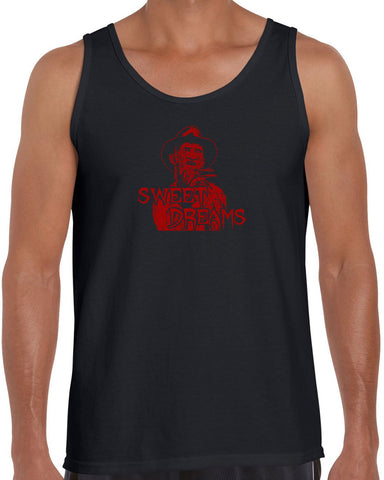 Sweet Dreams Tank Top Nightmare On Elm Street 80s Scary Horror Film Movie