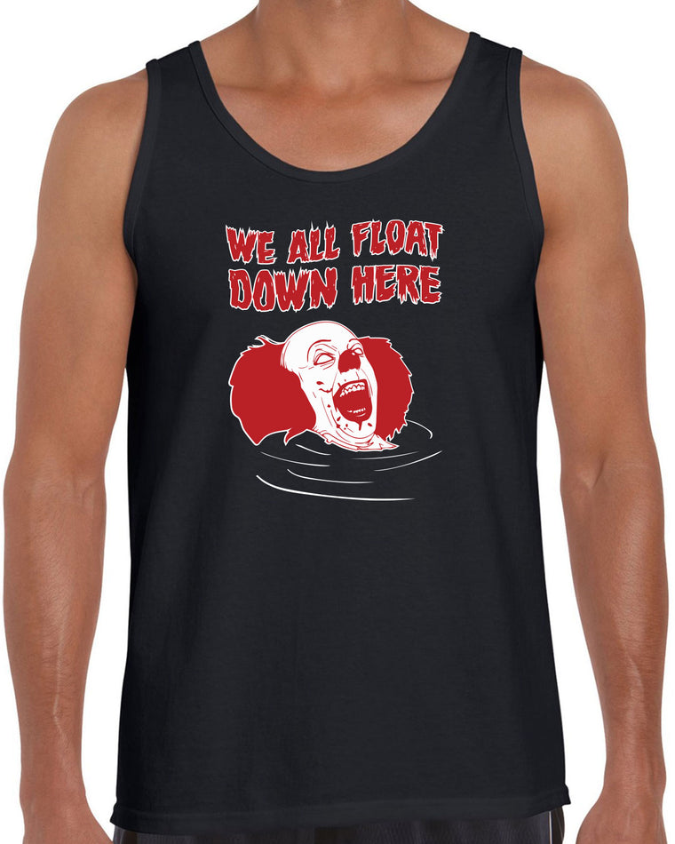 Men's Sleeveless Tank Top - We All Float Down Here