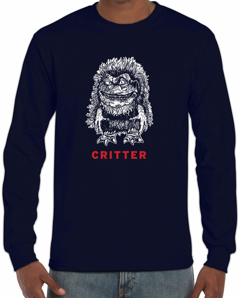 Critter Long Sleeve Shirt Critters 80s movie scary horror film party vintage retro