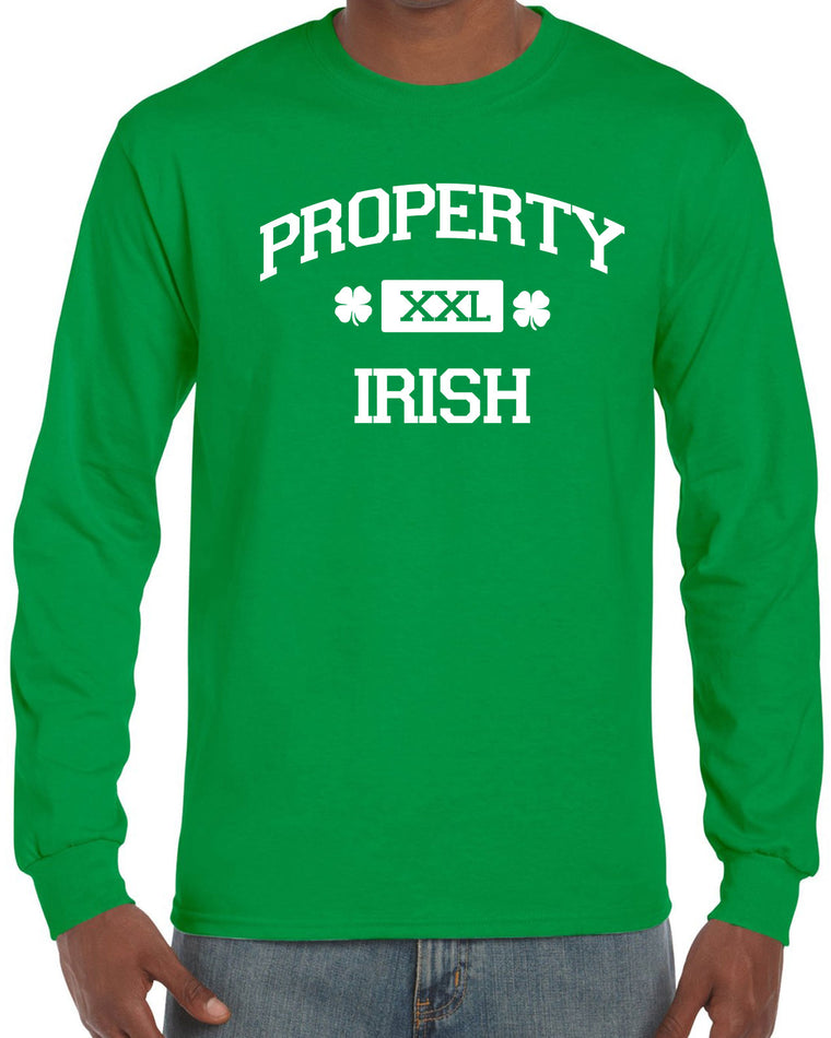 Men's Long Sleeve Shirt - Property Irish 2XL