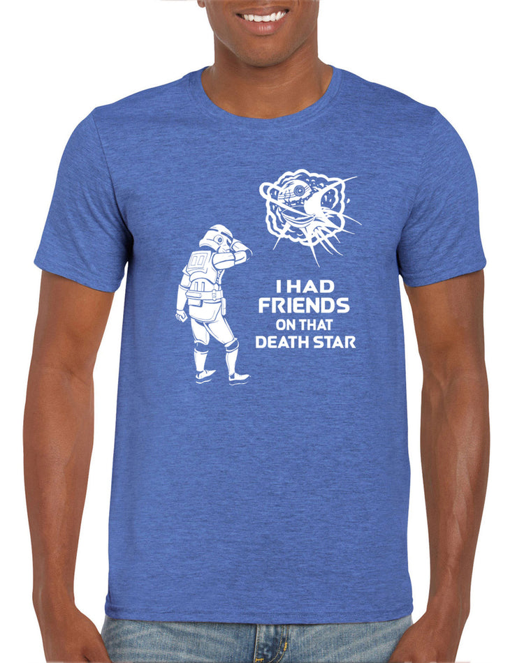 Men's Short Sleeve T-Shirt - Friends on Death Star
